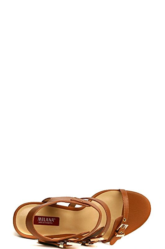 Босоножки MILANA 141557-1-1201 коричневый - купить 6200