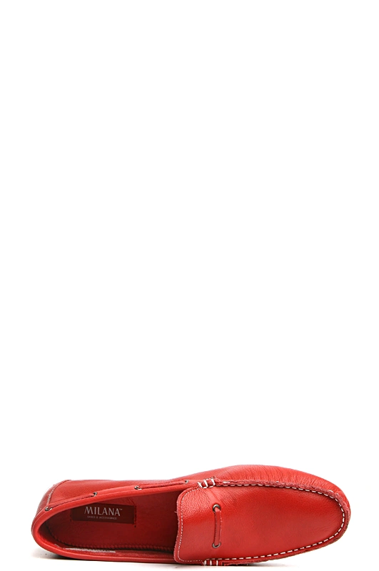 Мокасины MILANA 141766-1-1401 красный - купить 3600