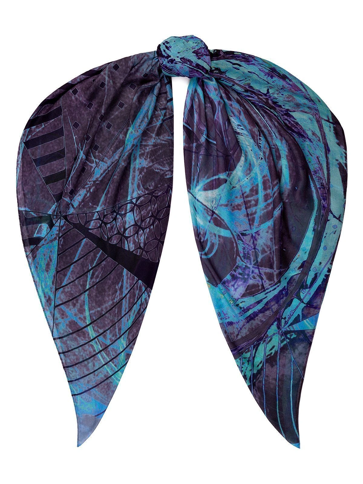 Платок ELEGANZZA BL16-0668-11 голубой - купить 7490