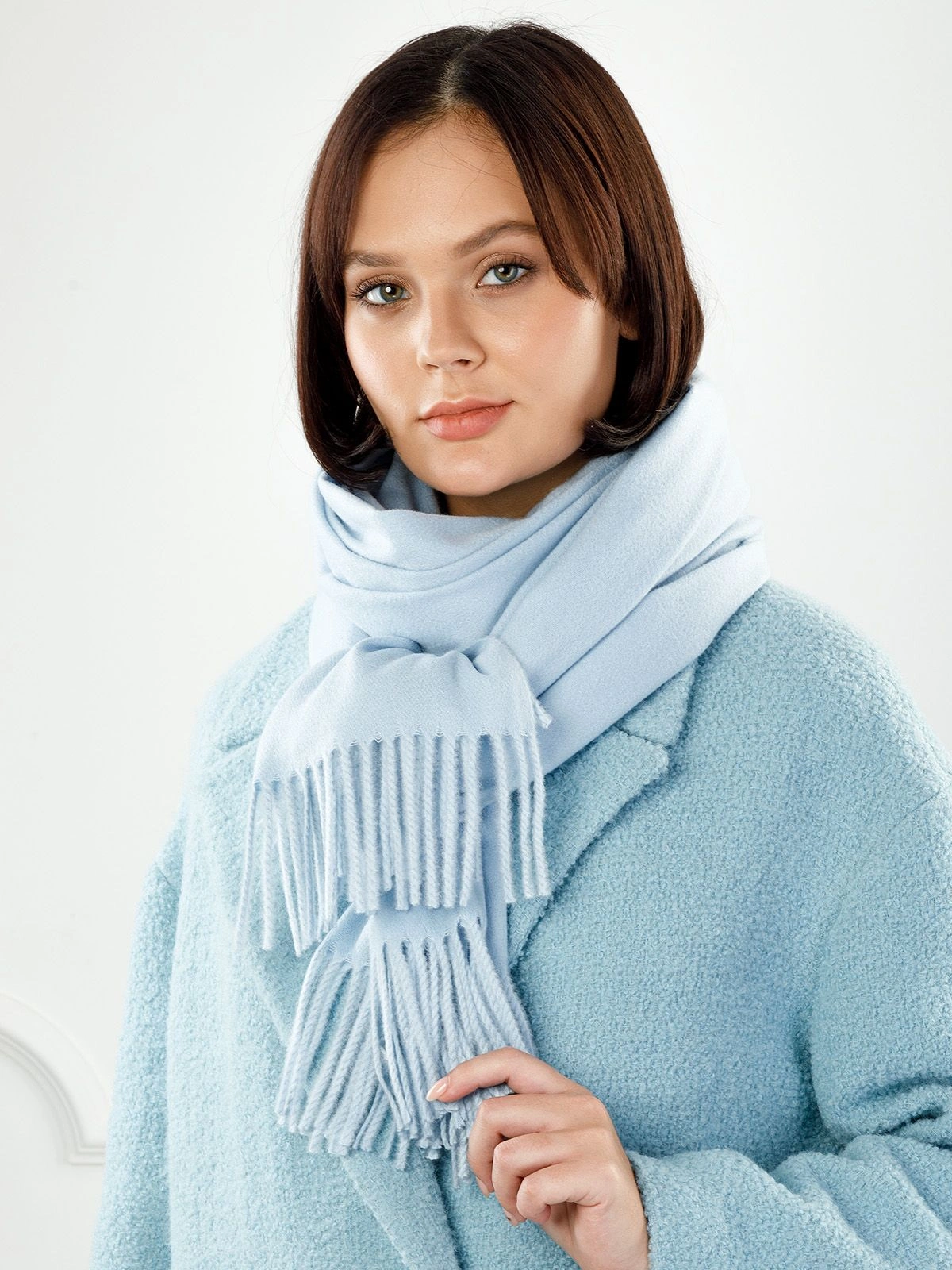 Палантин LABBRA LBL23-422-11 голубой - купить 4990