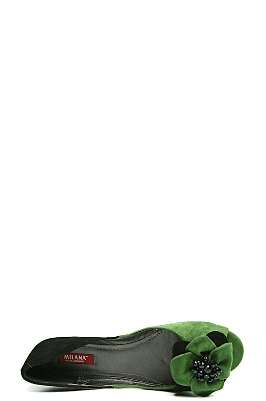 Балетки MILANA 131170-3-2641 зеленый - купить 3490