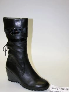 Сапоги MILANA 1190-3-17N10F черный - купить 