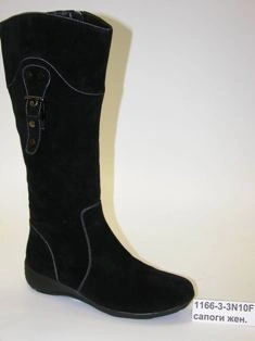 Сапоги MILANA 1166-3-3N10F черный - купить 