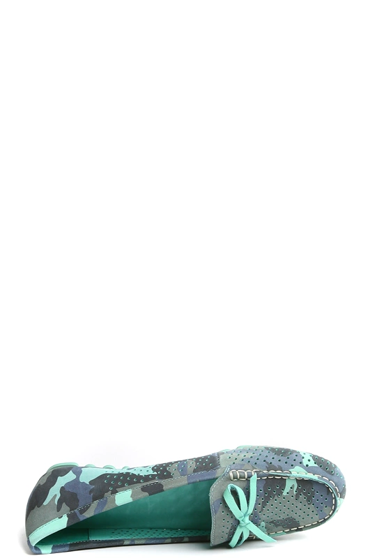 Мокасины MILANA 151397-1-8601 зеленый - купить 5490