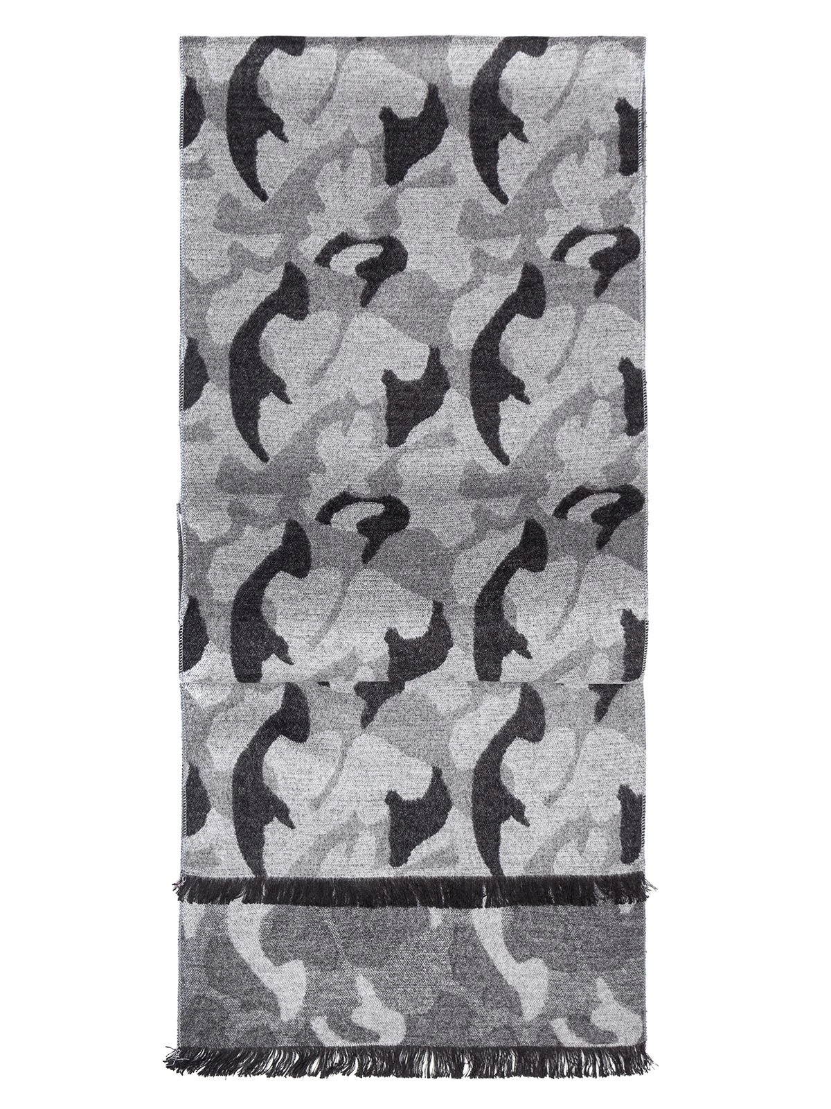 Шарф LABBRA LJG34-767-19 серый - купить 3890