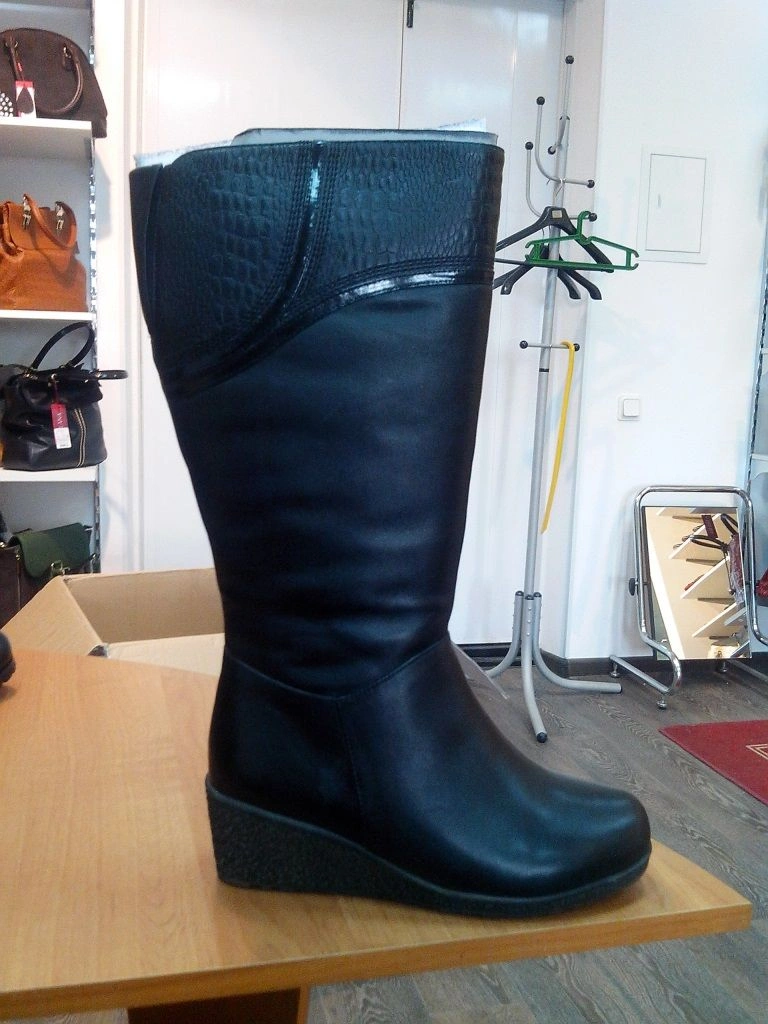 Сапоги CUPAGE X254H1-55-001-14M черный - купить 7800