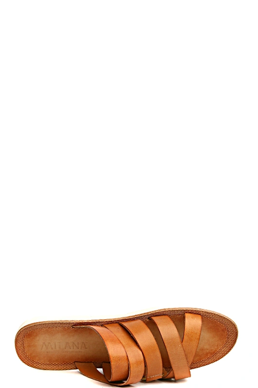 Шлепанцы MILANA 141744-1-1201 коричневый - купить 2990