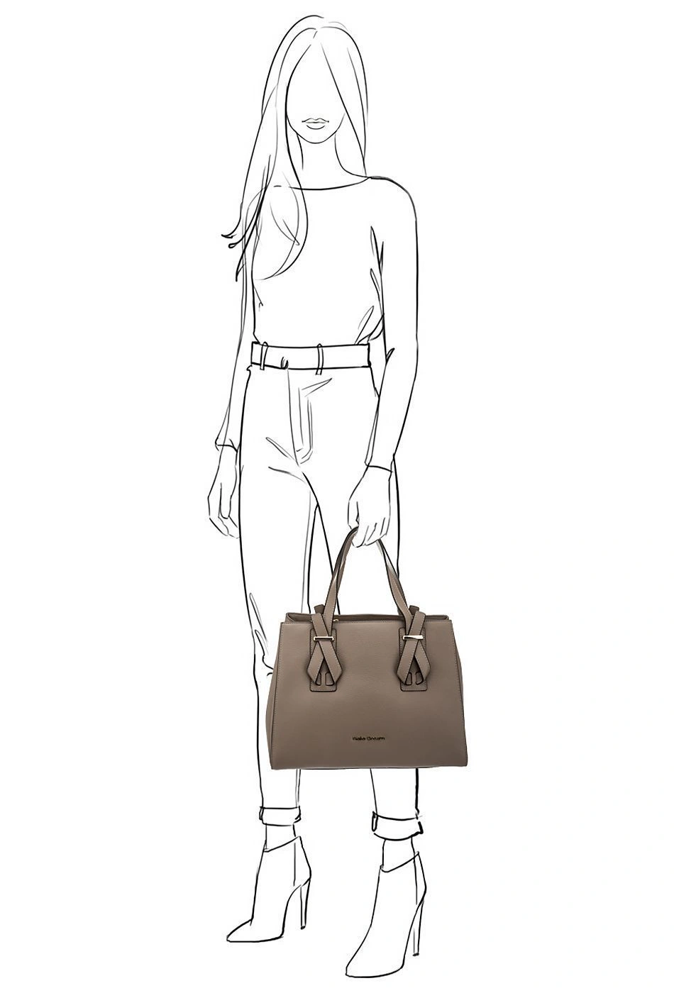 Сумка FIATO DREAM 6088 FD таупе бежевый - купить 