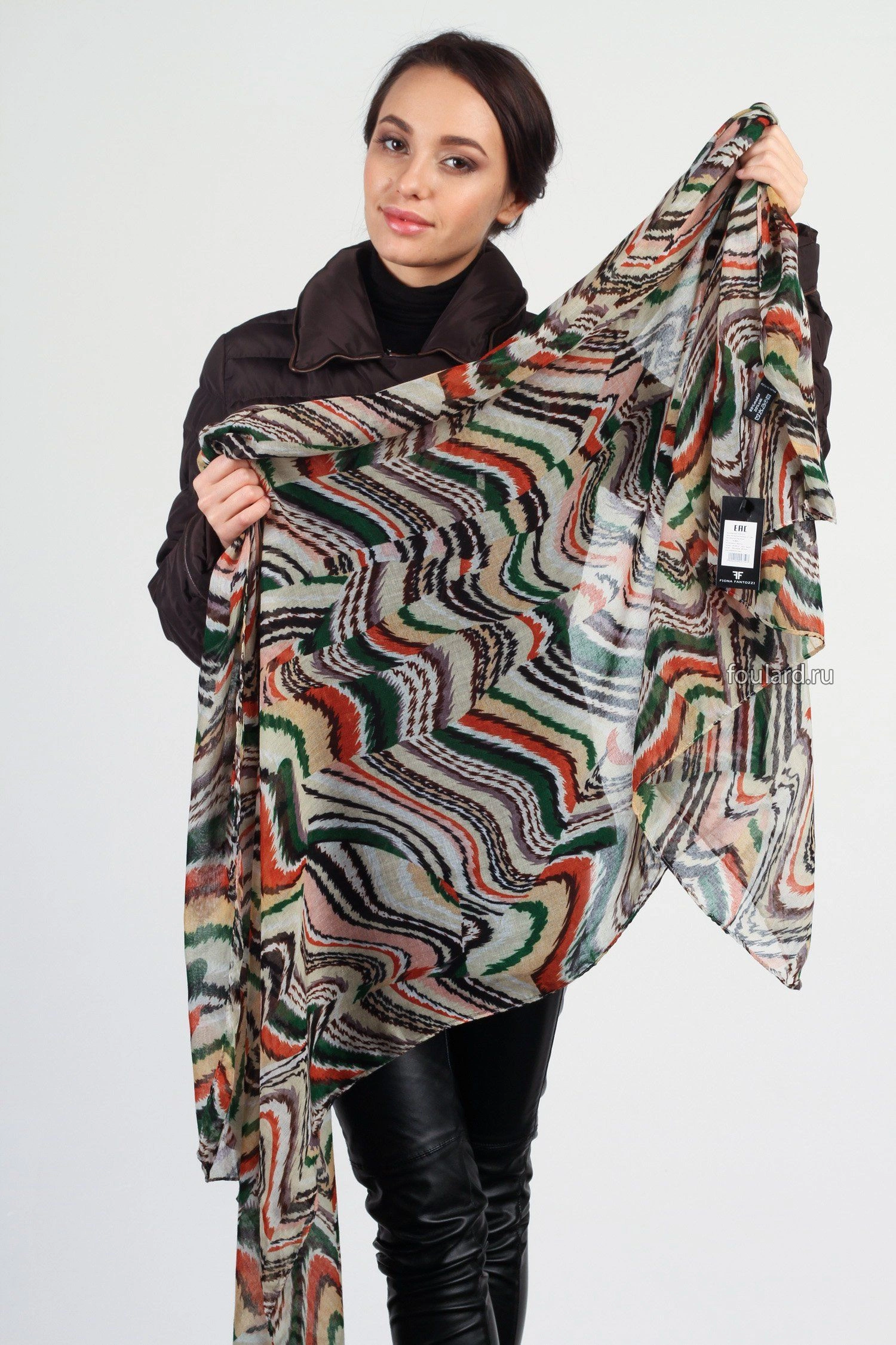 Палантин FIONA FANTOZZI KL-0003-1 мультиколор - купить 1190