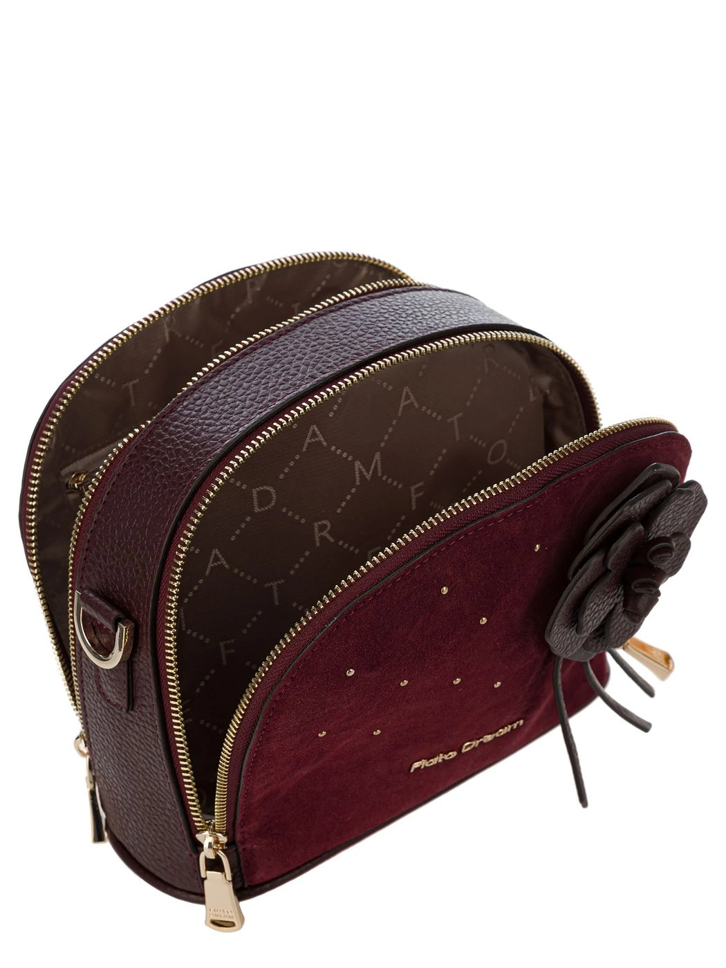 Сумка FIATO DREAM 10080 FD вишня замша бордовый - купить 16990