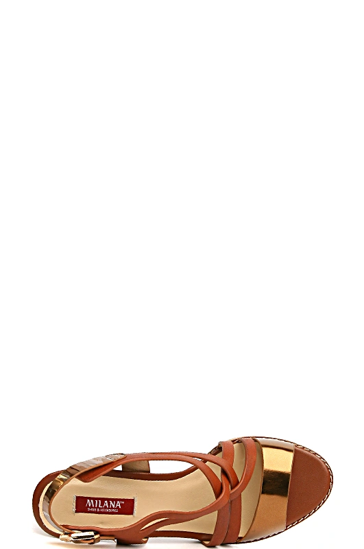 Босоножки MILANA 141151-1-1261 оранжевый - купить 3400