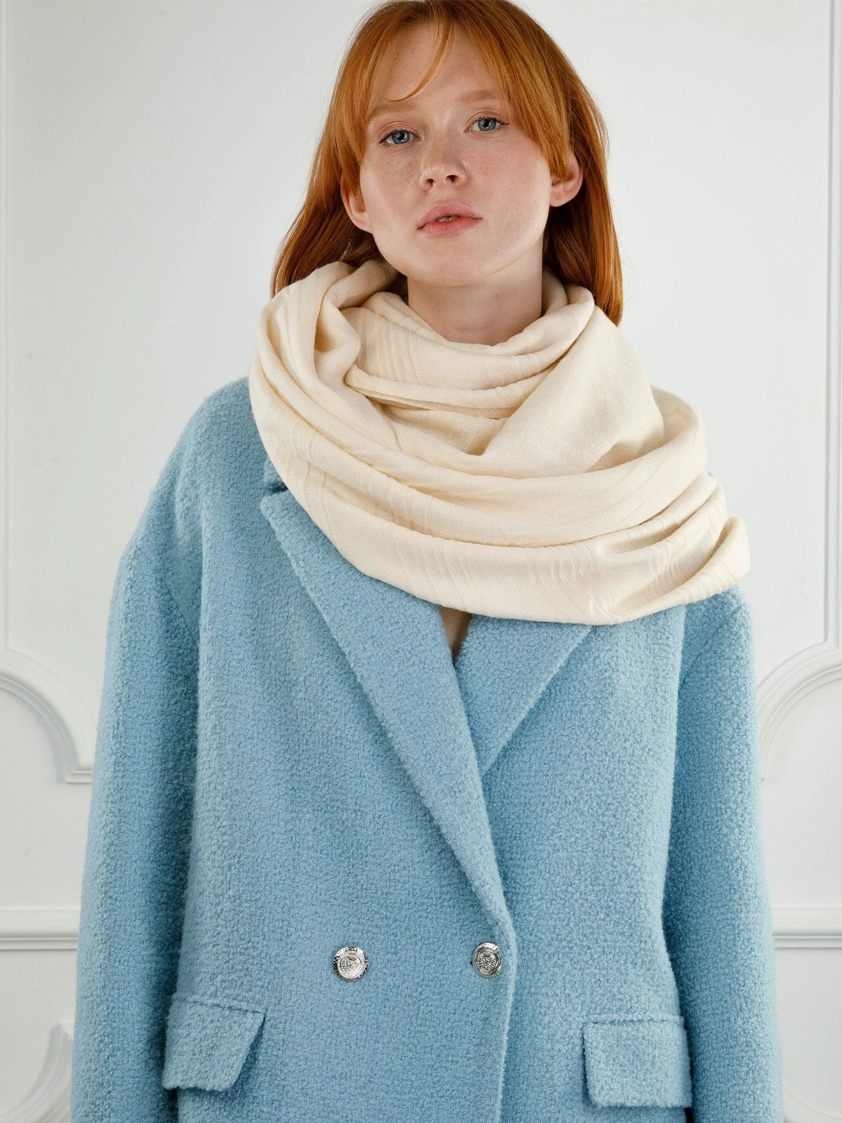 Палантин ELEGANZZA BL23-0671-02 бежевый - купить 7490