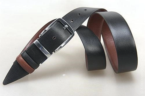 Ремень двусторонний MILANA 19506 черный - купить 