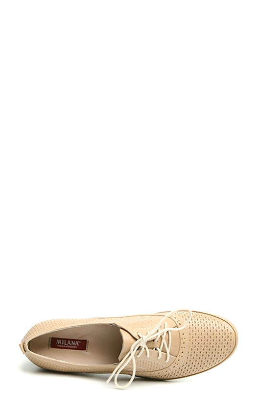 Полуботинки MILANA 131325-1-1211 бежевый - купить 3900