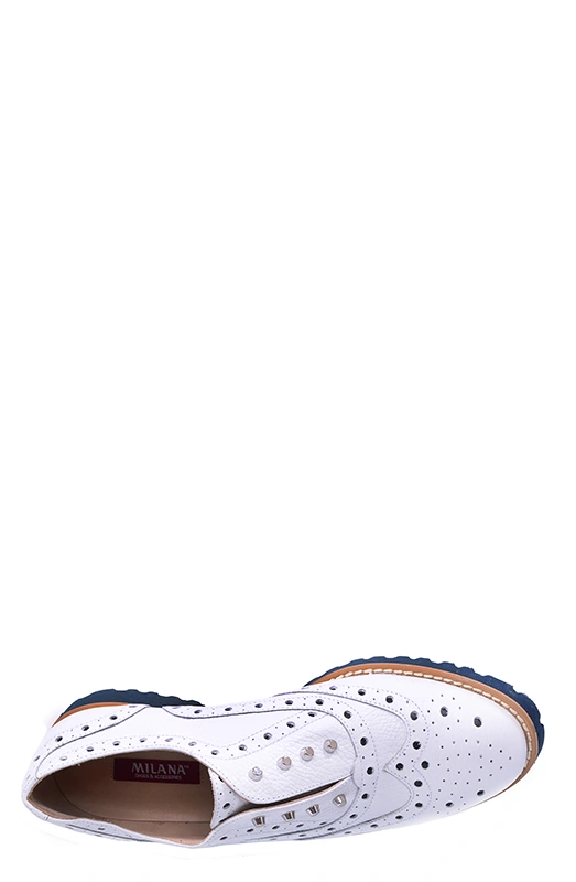 Полуботинки MILANA 0018-600-641-113СНБЖ белый - купить 10400