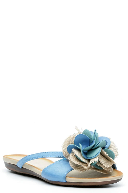 Шлепанцы MILANA 121400-1-5535 голубой - купить 1990