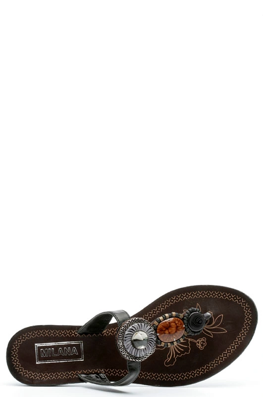 Шлепанцы MILANA 121403-1-5105 черный - купить 1400