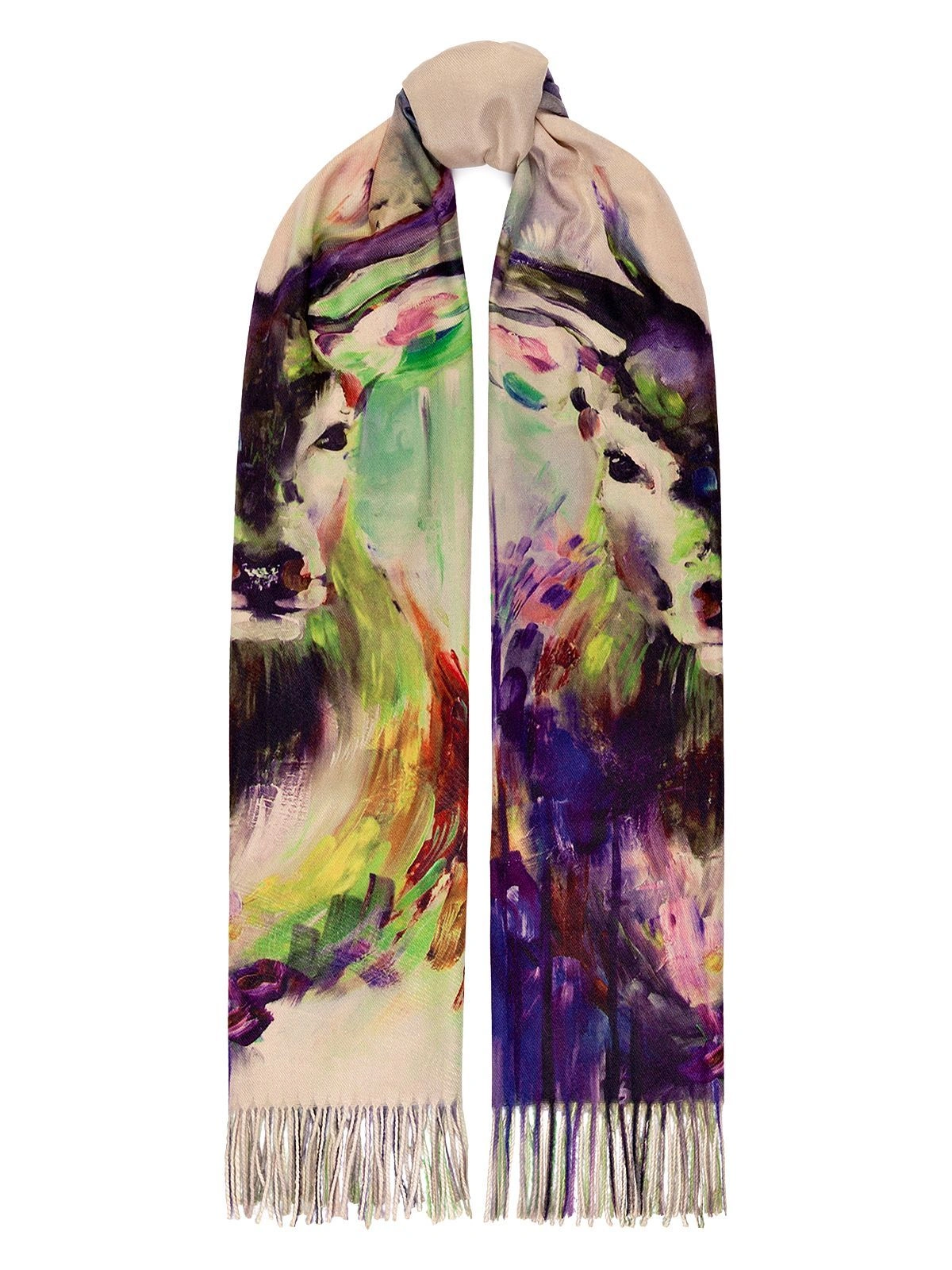 Палантин LABBRA LG33-218-10 фиолетовый - купить 5990