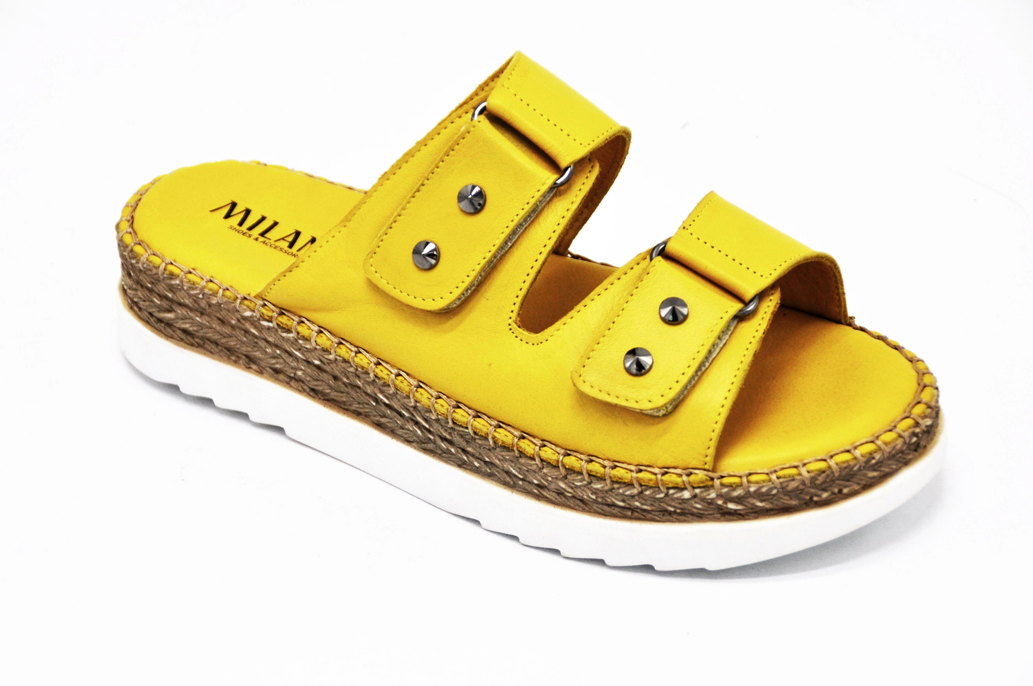 Шлепанцы MILANA 201155-1-1701 желтый - купить 4490