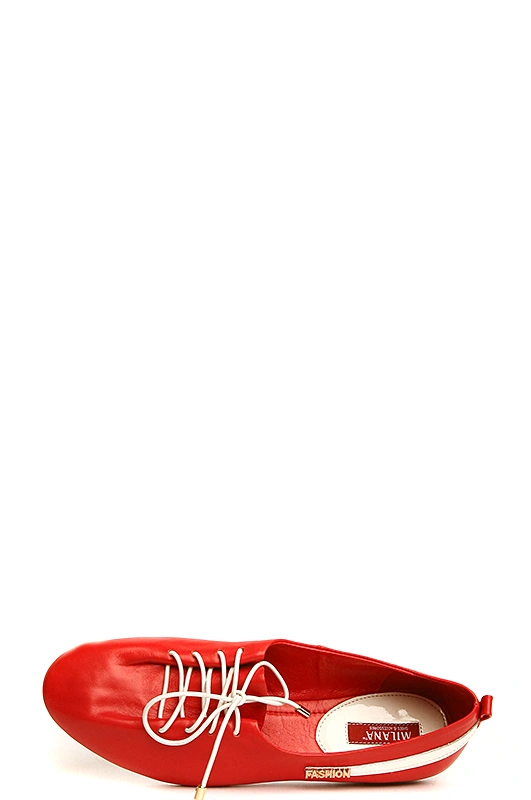 Полуботинки MILANA 141300-1-1401 красный - купить 3500