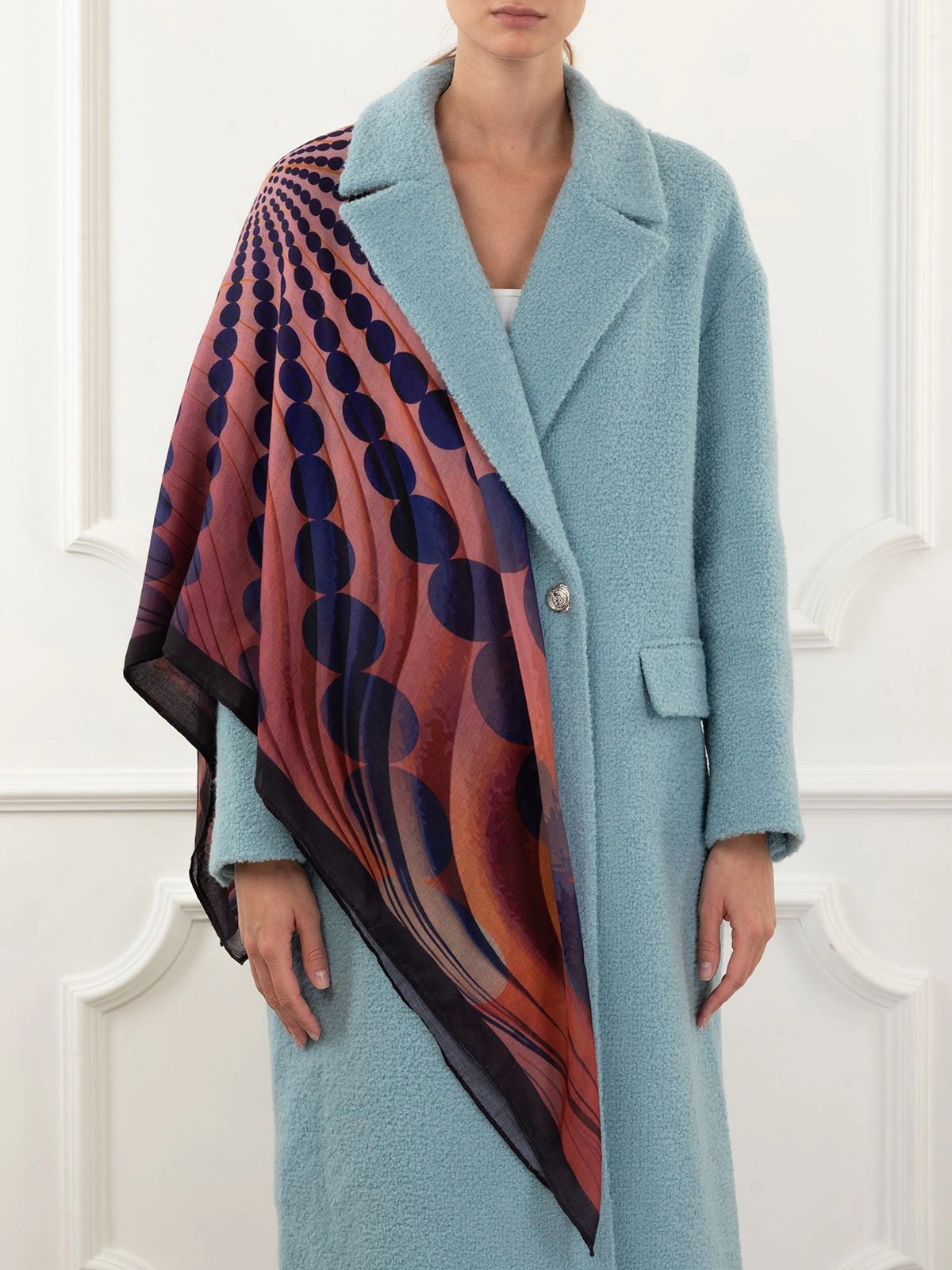 Платок ELEGANZZA BL16-0670-18 оранжевый - купить 7490