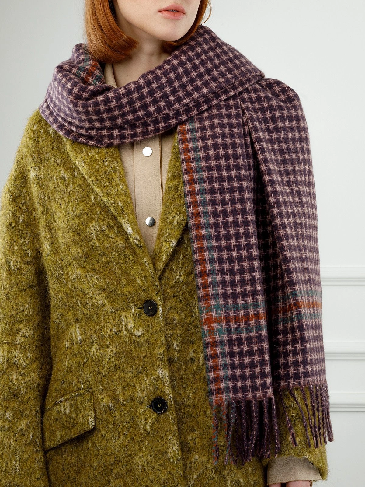 Палантин LABBRA LDB72-300-10 фиолетовый - купить 4990