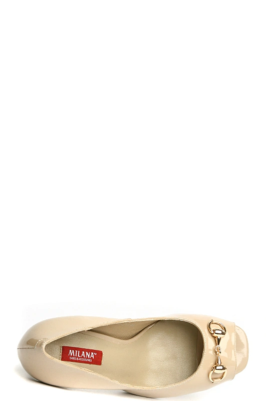 Туфли MILANA 141092-1-7211 бежевый - купить 3400