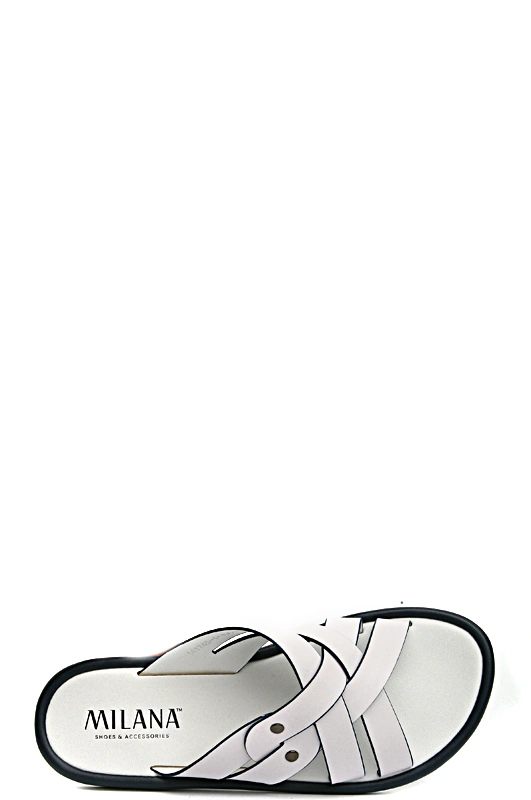 Шлепанцы MILANA 141745-1-1301 белый - купить 3990