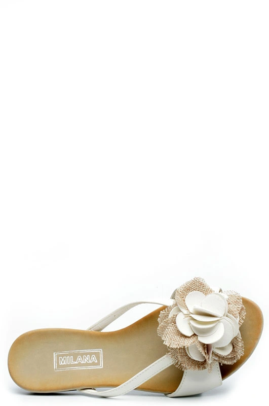 Шлепанцы MILANA 121400-1-5305 белый - купить 1490