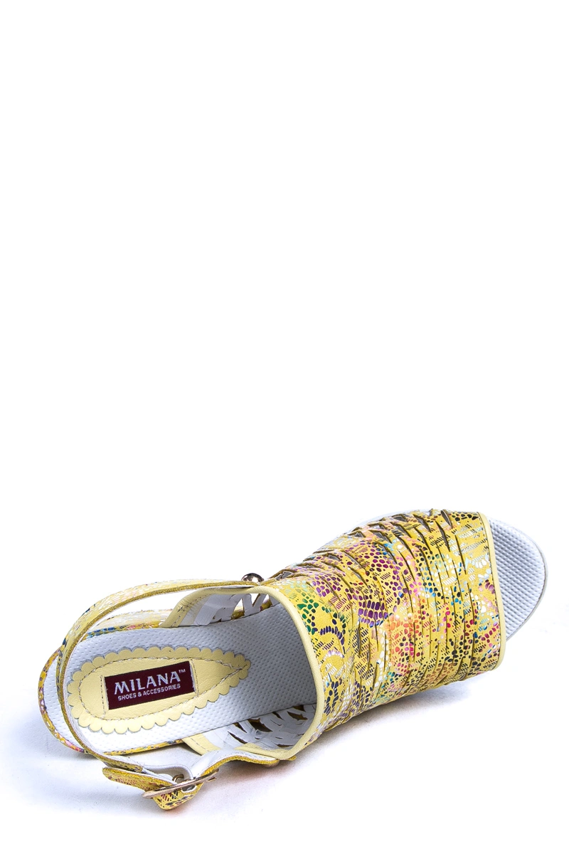 Босоножки MILANA 161452-1-1701 желтый - купить 7490
