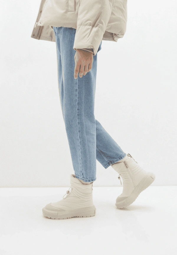 Дутики MILANA 232196-1-531W бежевый - купить 11990