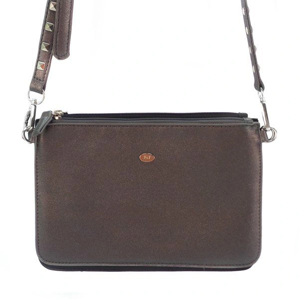 Сумка DAVID JONES CM3573 BLACK/SILVERY GREY черный - купить 2190