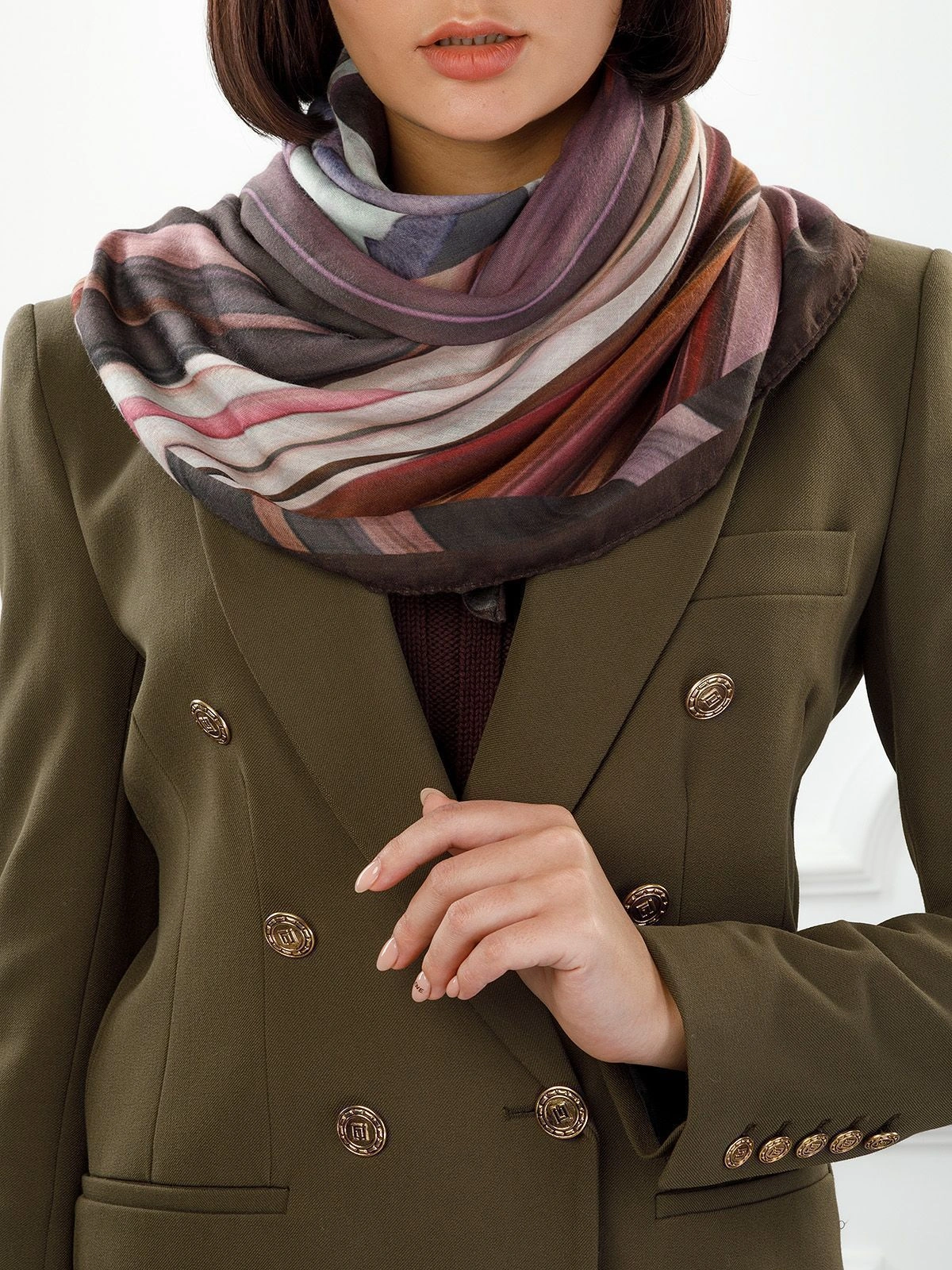 Платок ELEGANZZA BL16-0669-05 розовый - купить 7490