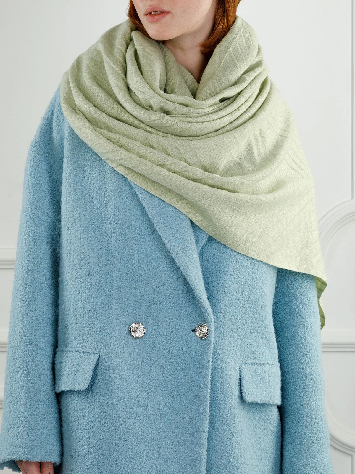 Палантин ELEGANZZA BL23-0671-14 зеленый - купить 7490