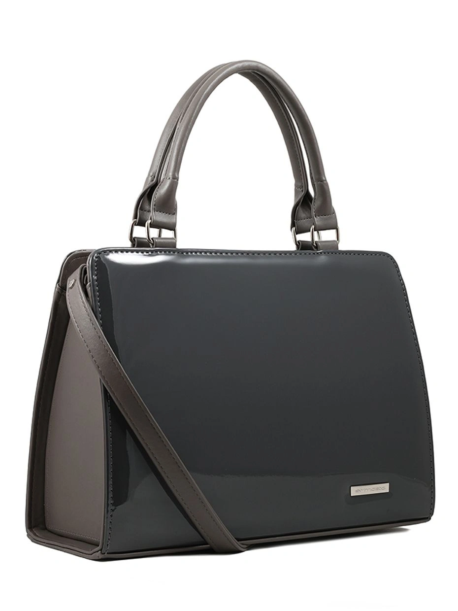 Сумка EL MASTA 829 (Магнолия Асфальт Лак Мокрый асфальт) серый - купить 1390