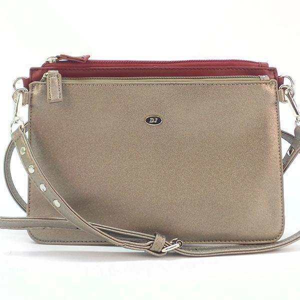 Сумка DAVID JONES CM3573 BORDEAUX/ANCIENT GOLDEN бордовый - купить 2190