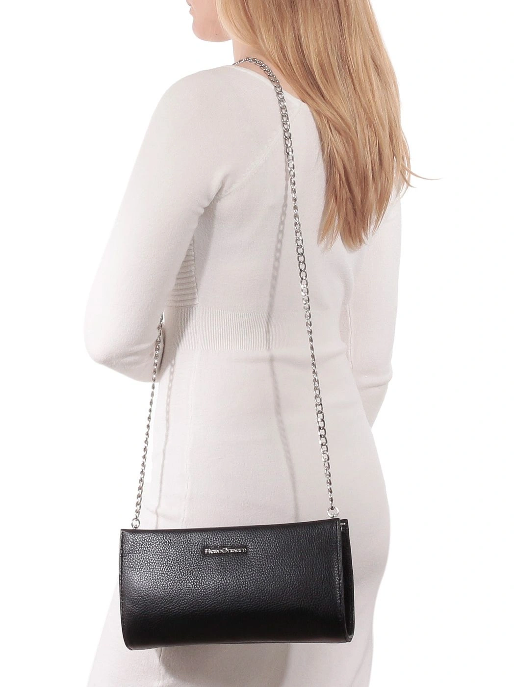 Сумка FIATO DREAM 30260 FD серебро кожа  черный - купить 8990