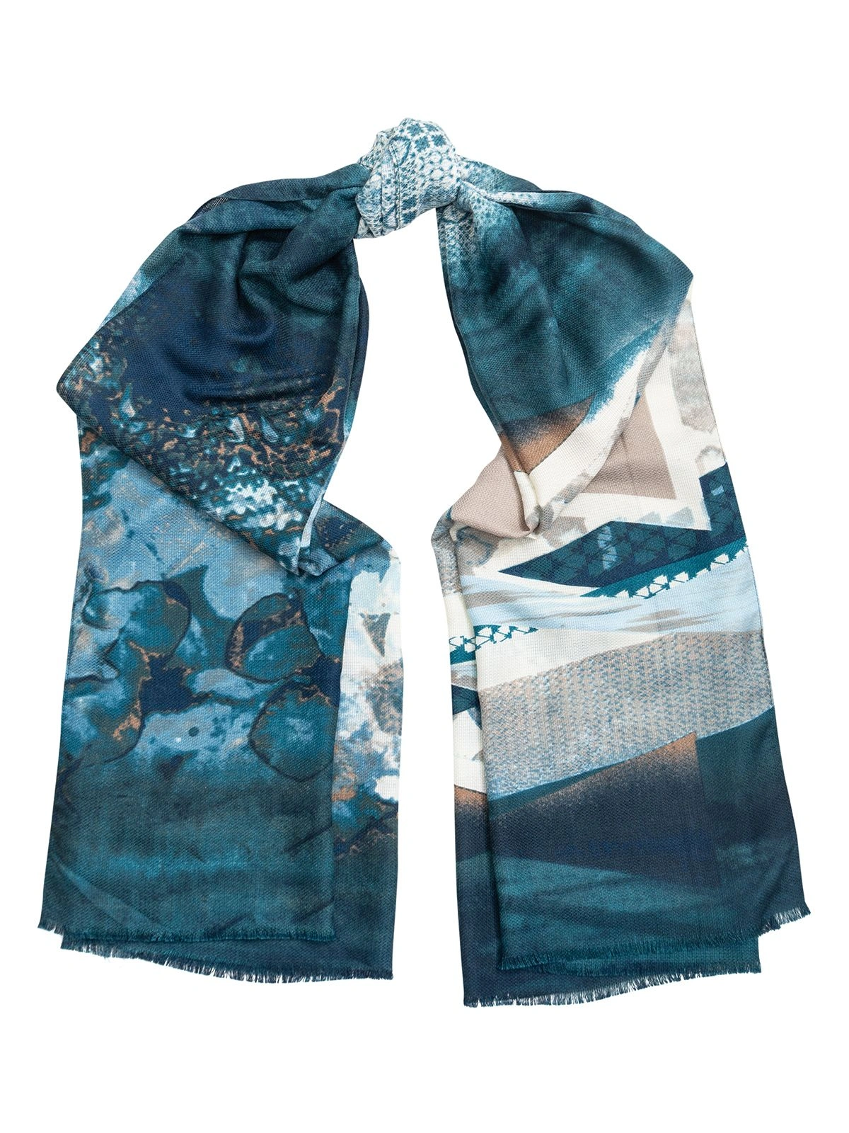 Палантин LABBRA LSZ33-788-11 голубой - купить 4990