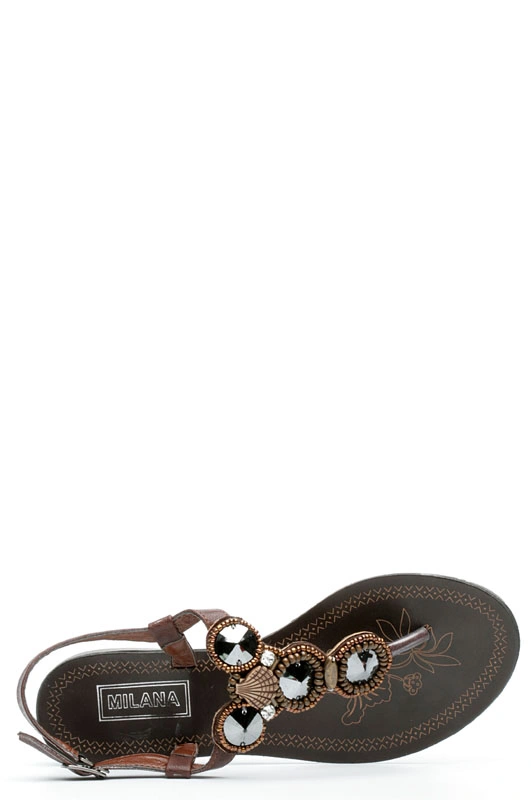 Сандалии MILANA 121403-4-5105 коричневый - купить 1400