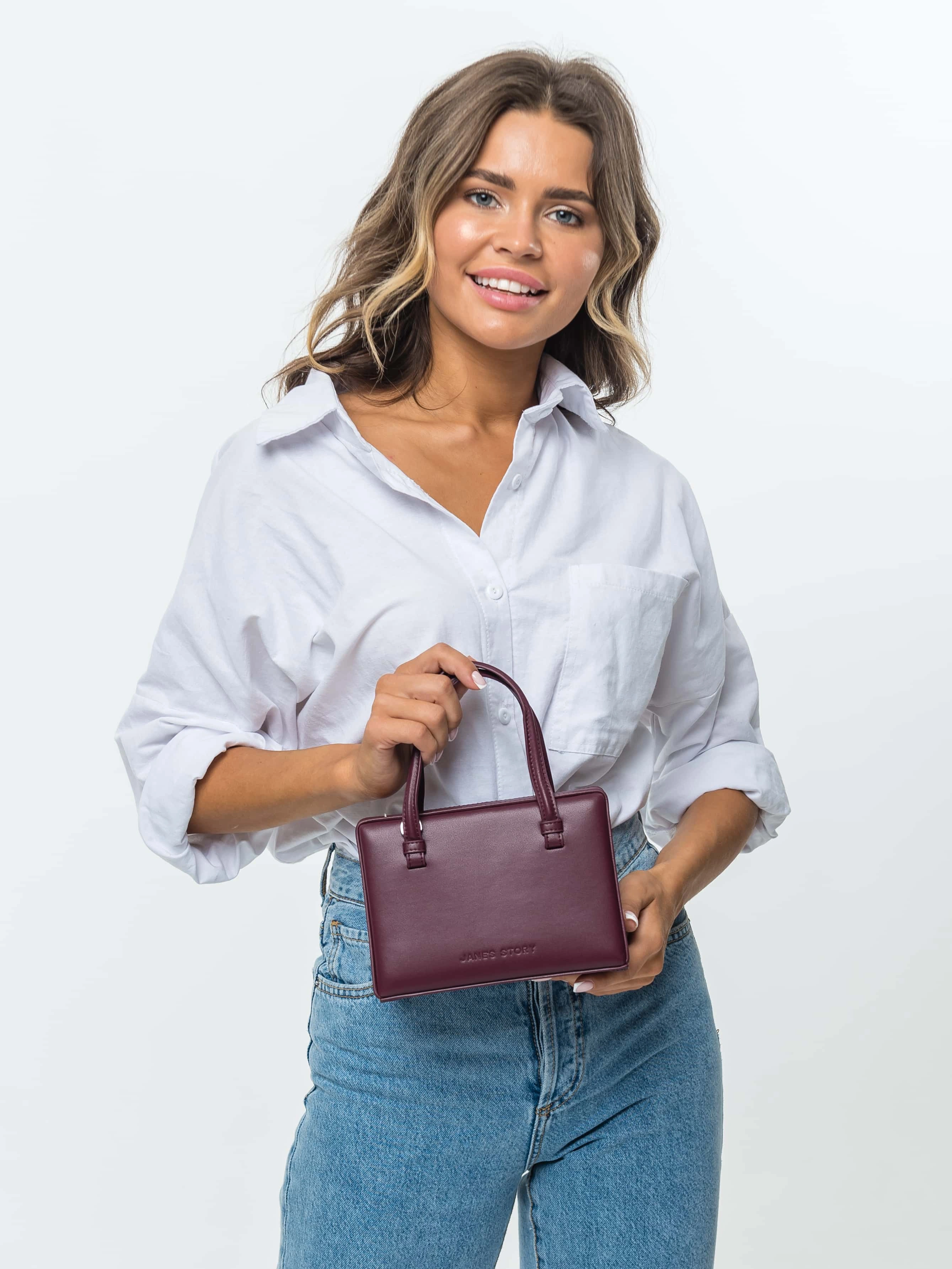 Сумка JANE'S STORY JS-163S-03 бордовый - купить 7490