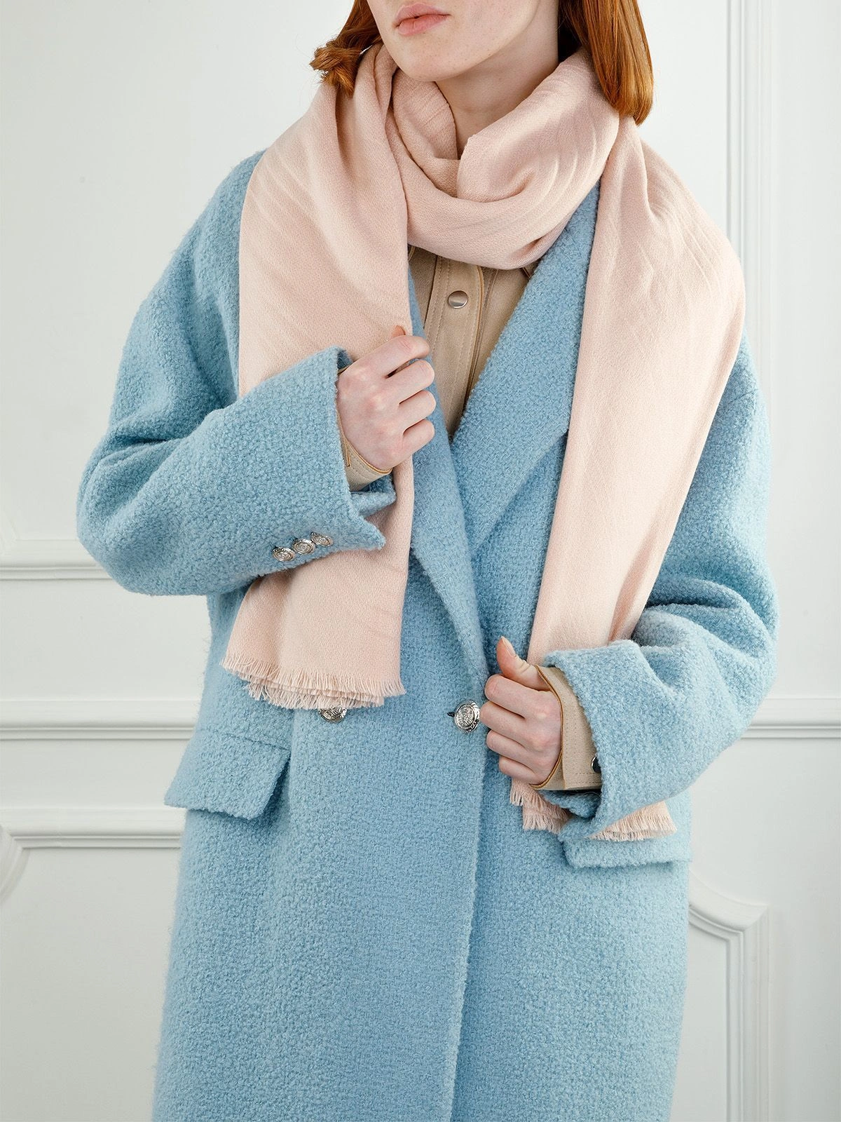 Палантин ELEGANZZA BL23-0671-05 розовый - купить 7490