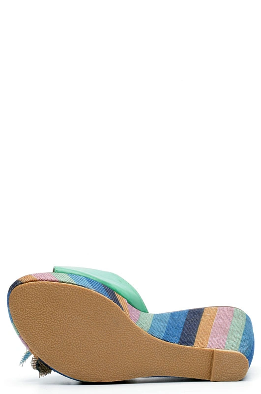 Сабо MILANA 121401-1-5625 зеленый - купить 2100