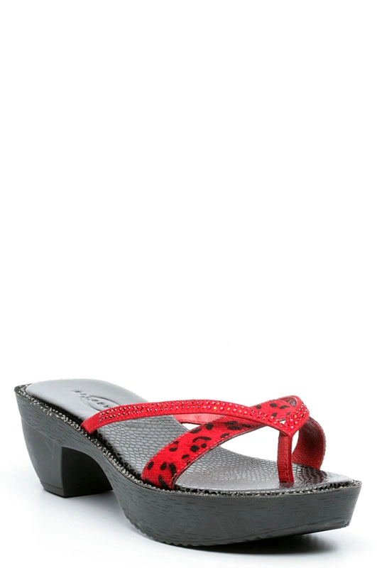 Сабо MILANA 121043-2-1401 красный - купить 2600