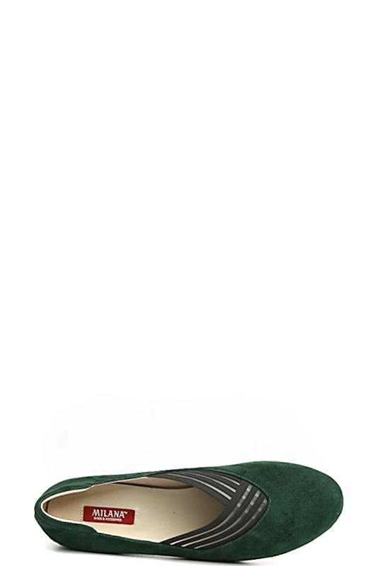 Полуботинки MILANA 141216-1-2601 зеленый - купить 3600
