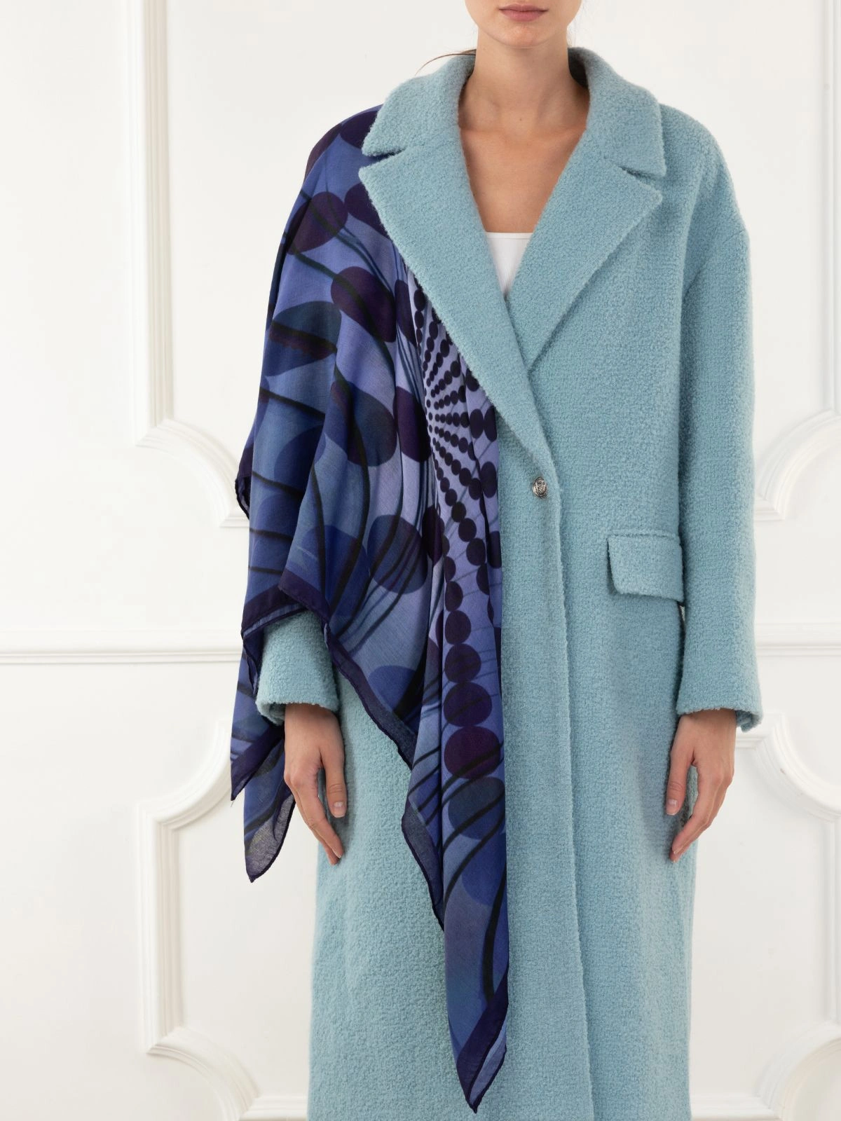 Платок ELEGANZZA BL16-0670-12 синий - купить 7490