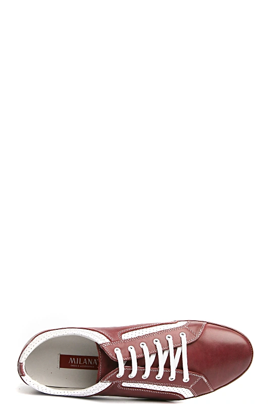 Полуботинки MILANA 141739-1-1411 бордовый - купить 3700