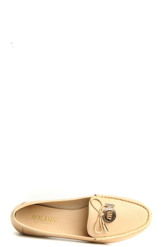 Мокасины MILANA 141573-2-1211 бежевый - купить 6700