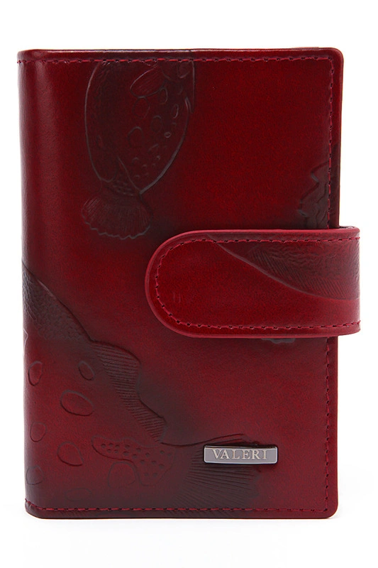 Визитница VALERI 018-150-02 red красный - купить 3090