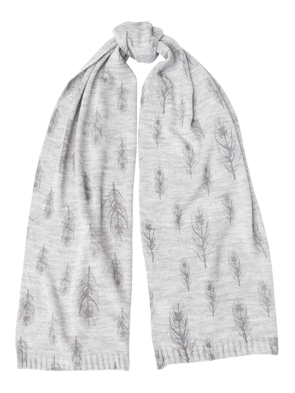 Шарф LABBRA LWF49-805-19 серый - купить 6490