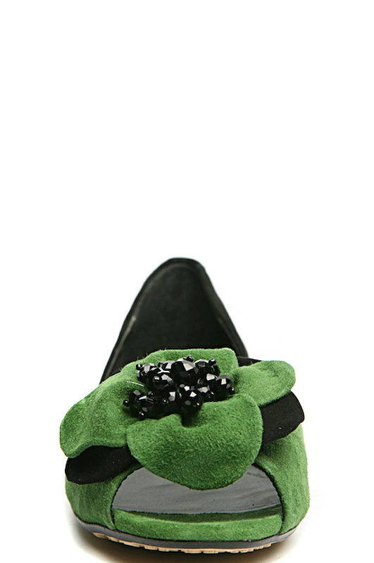 Балетки MILANA 131170-3-2641 зеленый - купить 3490